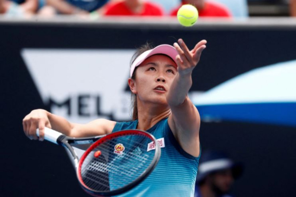 'Political' Peng messages banned at Australian Open