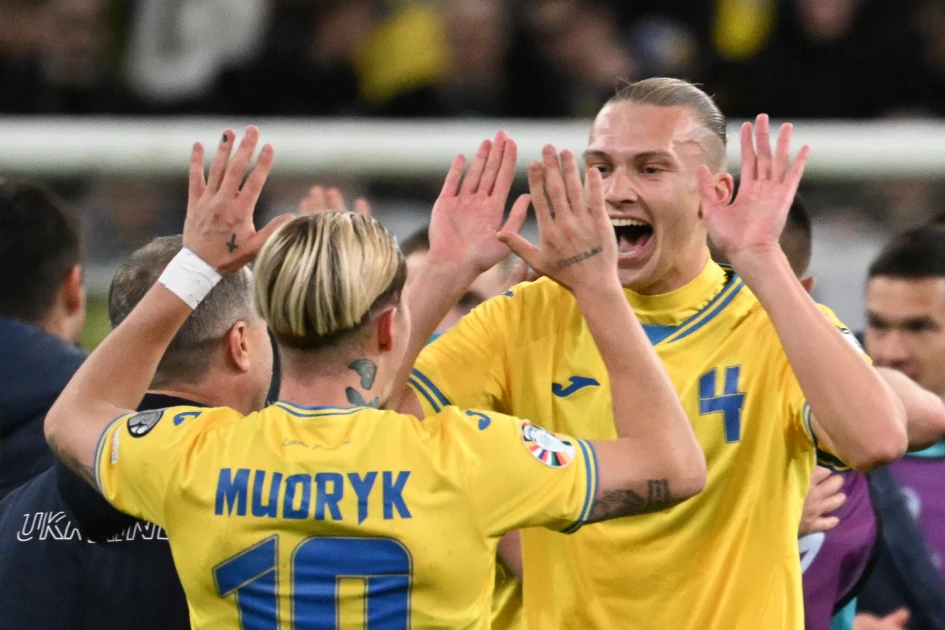 Mudryk sends war-torn Ukraine to Euro 2024