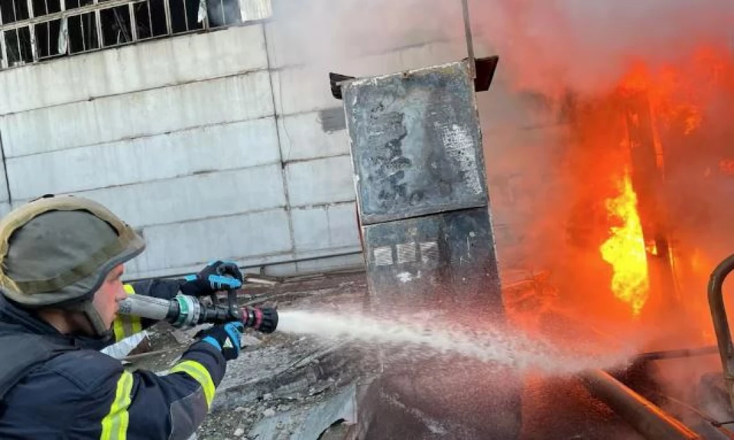 Major Russian air strikes destroy Kyiv power plant, damage other stations