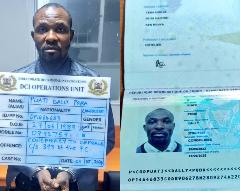 Congolese suspect in Ksh.13M gold scam arrested sneaking back to Kenya