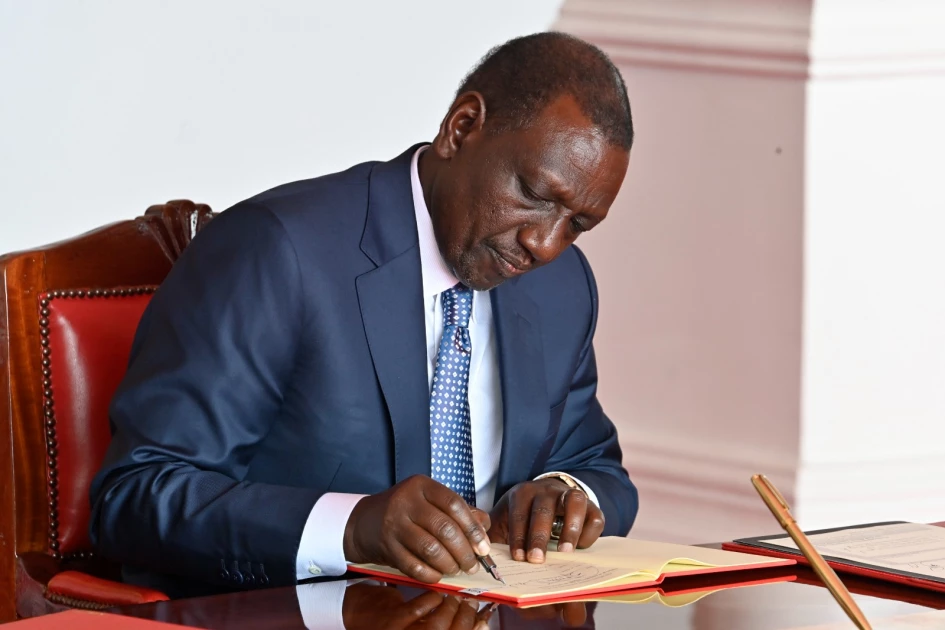 President Ruto receives Shakahola taskforce report President Ruto receives Shakahola taskforce report