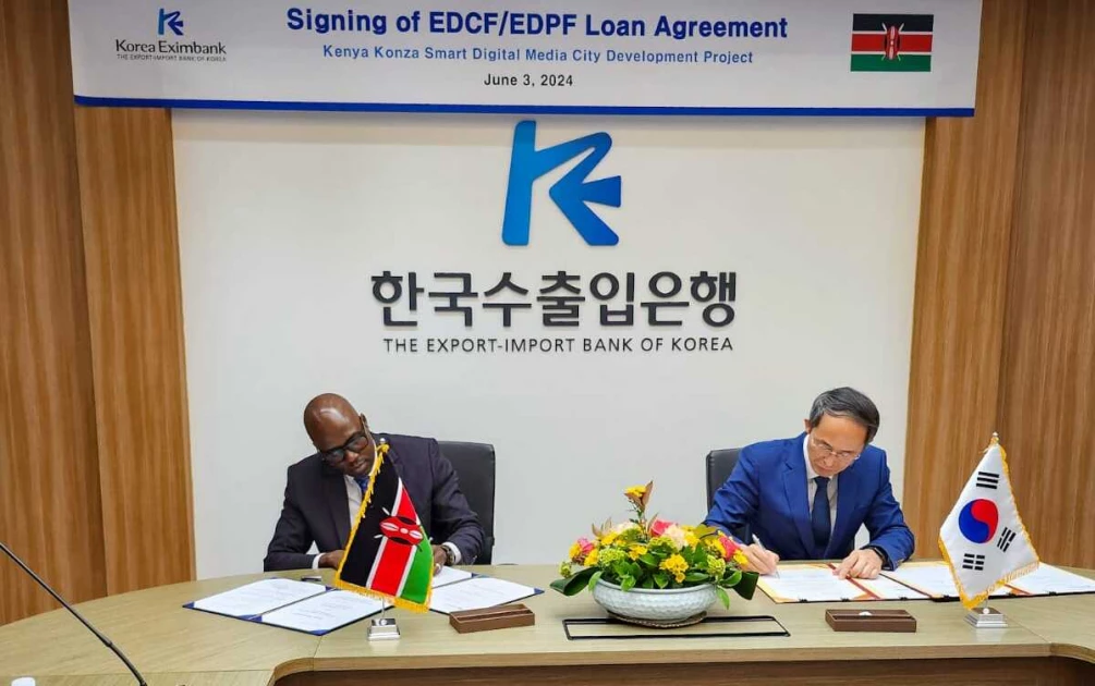 Kenya gets Ksh.31B loan from Korea to finance Konza City project Kenya gets Ksh.31B loan from Korea to finance Konza City project