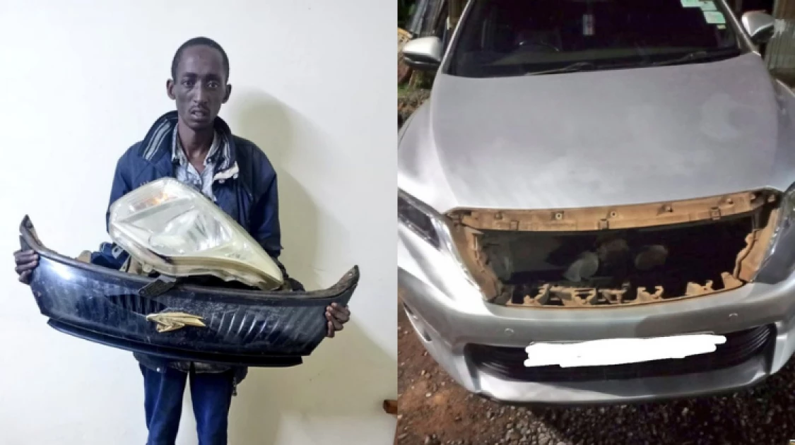 Man arrested over perennial vehicle vandalism in Kiambu