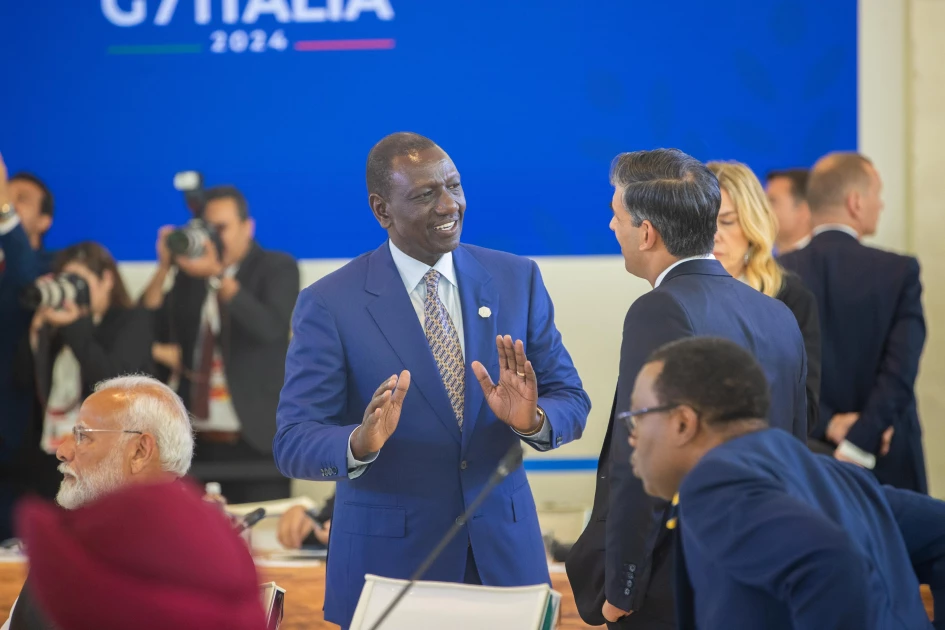 President Ruto maintains calls for global financial reforms at G7 address in Italy President Ruto maintains calls for global financial reforms at G7 address in Italy