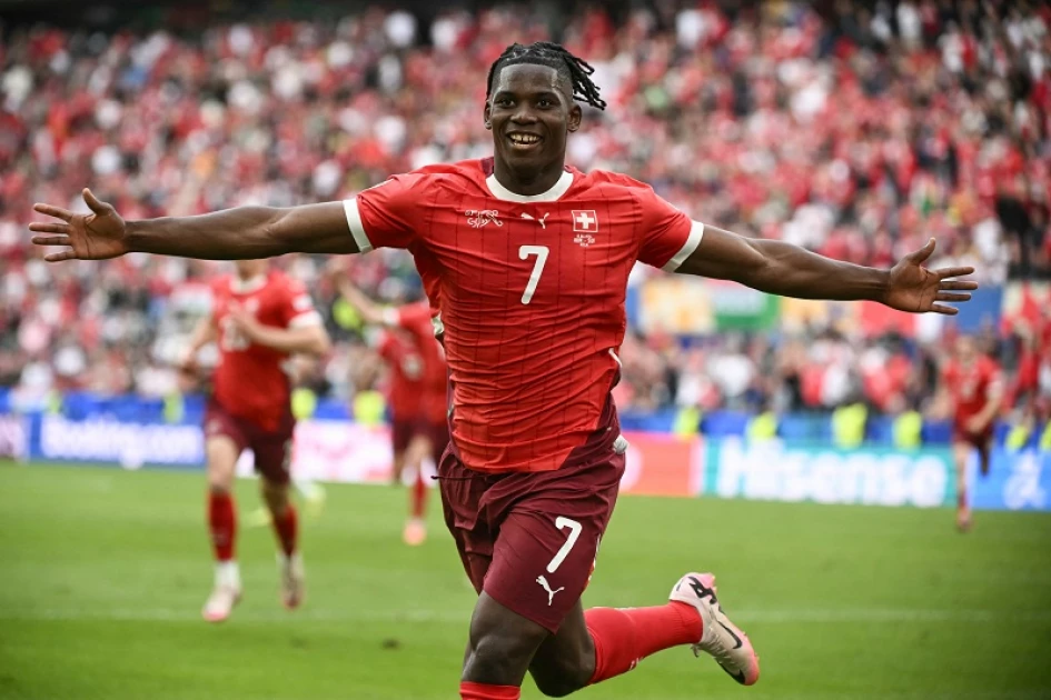  Switzerland sink Hungary to make strong start at Euro 2024