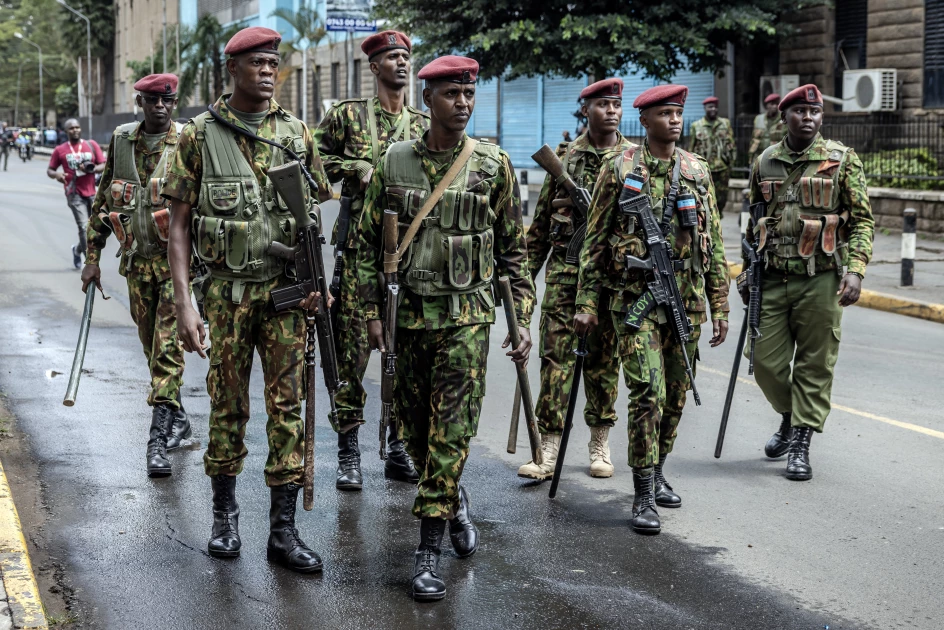 40 police officers injured, 9 vehicles damaged in Central Kenya during ...