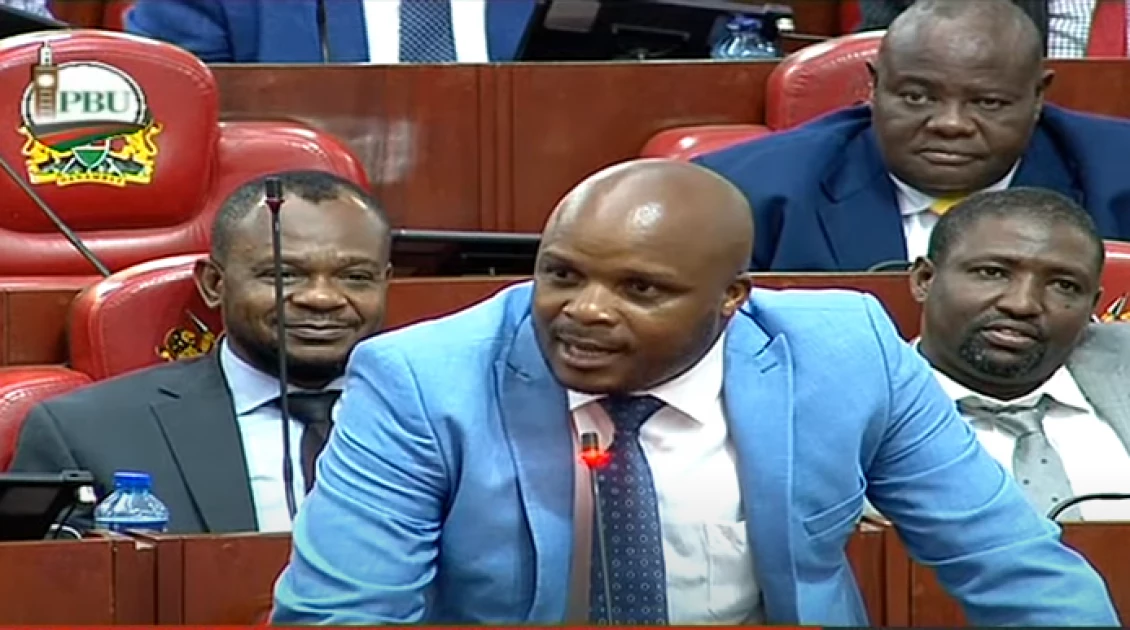 Lang’ata MP Jalang’o rejects Finance Bill 2024 in Parliament