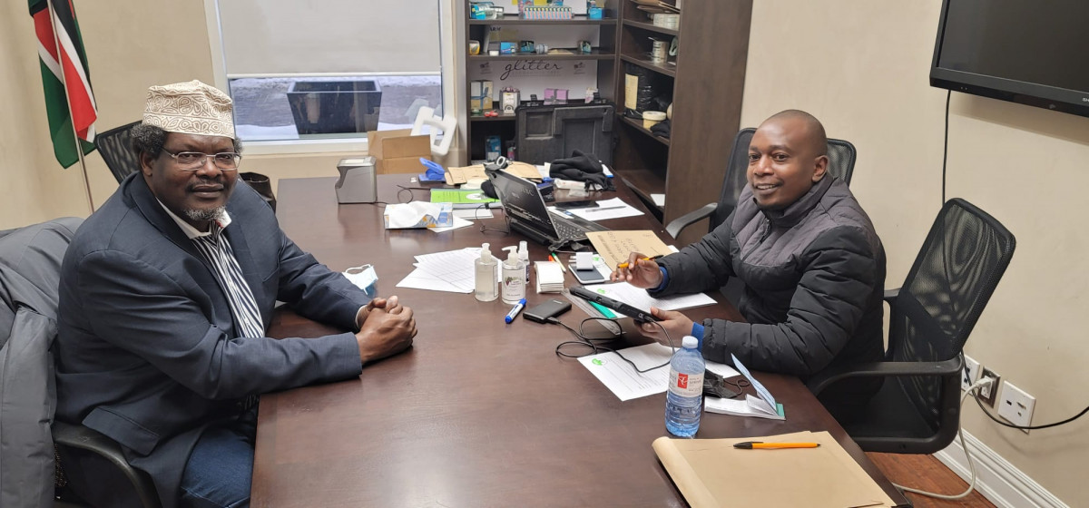 Miguna Miguna visits Kenyan embassy in ongoing voter registration Miguna Miguna visits Kenyan embassy in ongoing voter registration