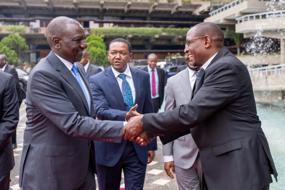 President Ruto signs a Bill outside State House for the first time