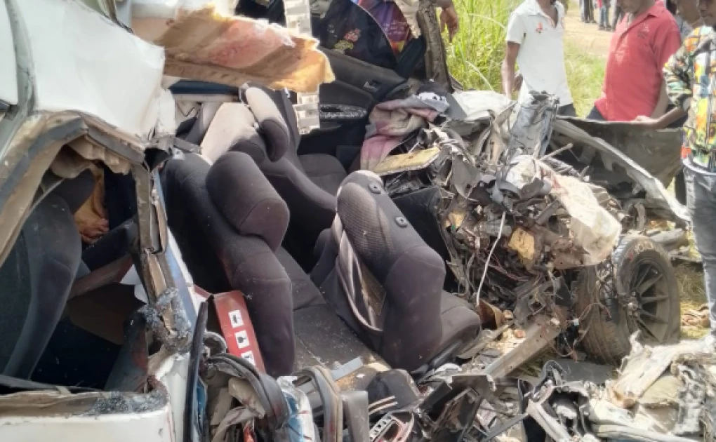 Five people killed in Murang'a - Kenol Road accident