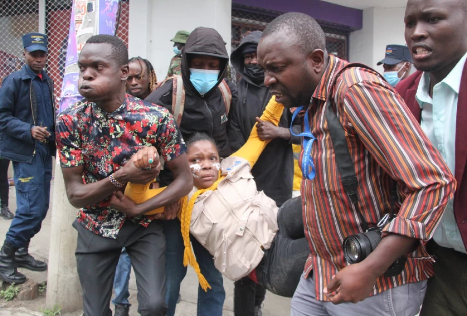 Kenyan journalist Wanjeri Kariuki shot while covering protests in Nakuru Kenyan journalist Wanjeri Kariuki shot while covering protests in Nakuru