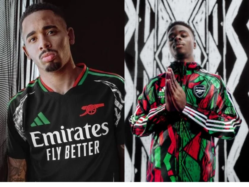 Excitement as Arsenal unveils striking Kenya-themed away kit