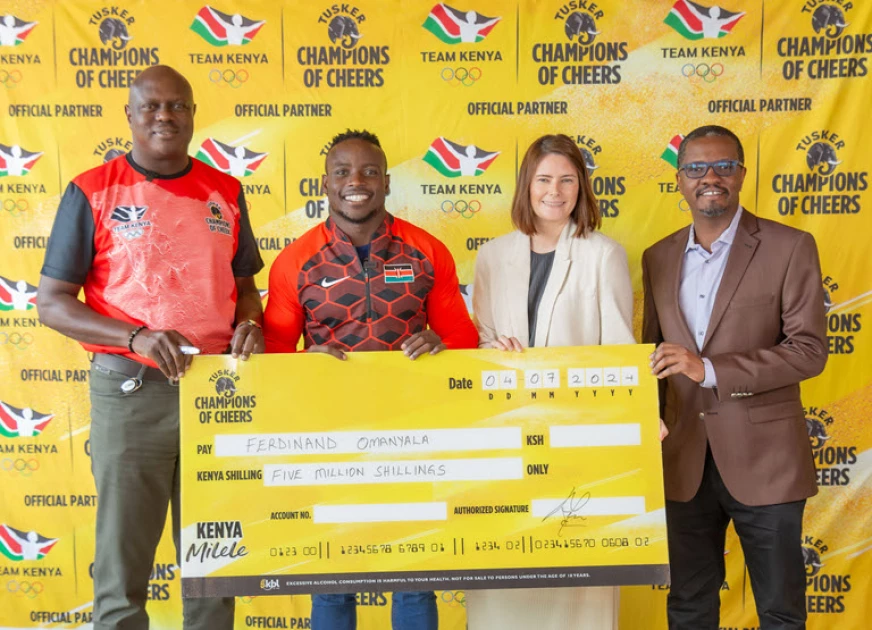 Omanyala secures sponsorship boost ahead of Paris Olympics action