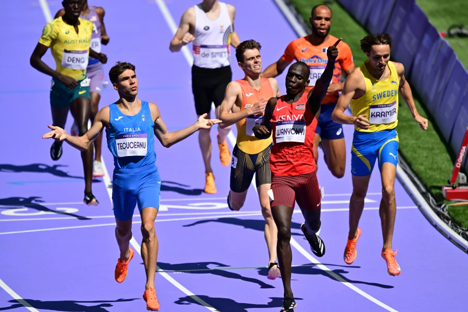 Wanyonyi glides to Olympics 800m final as Kinyamal exits