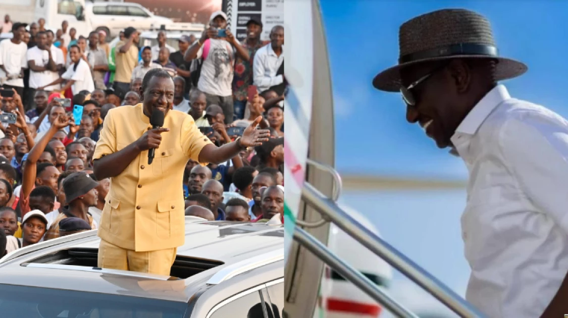 Ruto back to the skies, car sunroofs as political temperatures cool