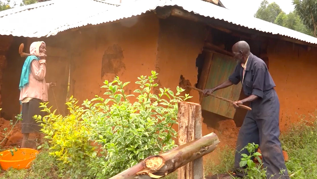 Kisii: Parents demolish son's house as family is embroiled in land tussle 