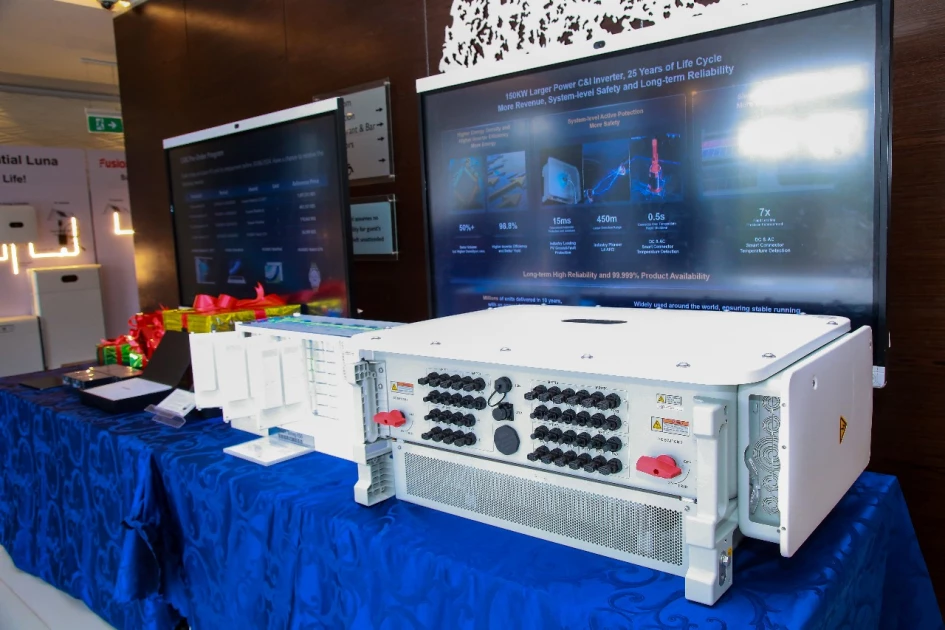Huawei unveils 150K series C&I solar inverter in Kenya