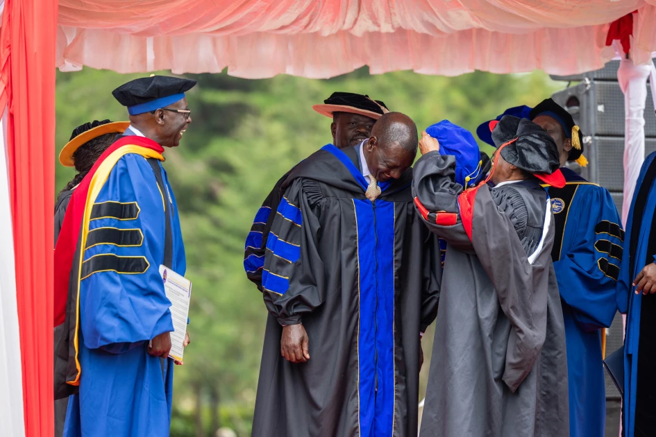 President Ruto awarded Honorary Doctorate at Baraton University's 42nd graduation