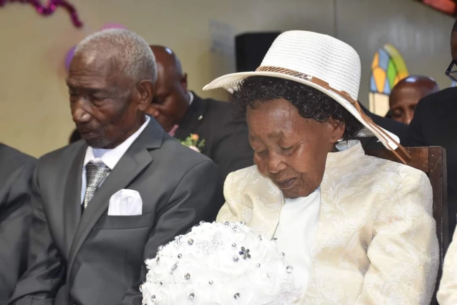 95-year-old groom weds 90-year-old bride in Mukurweini 95-year-old groom weds 90-year-old bride in Mukurweini