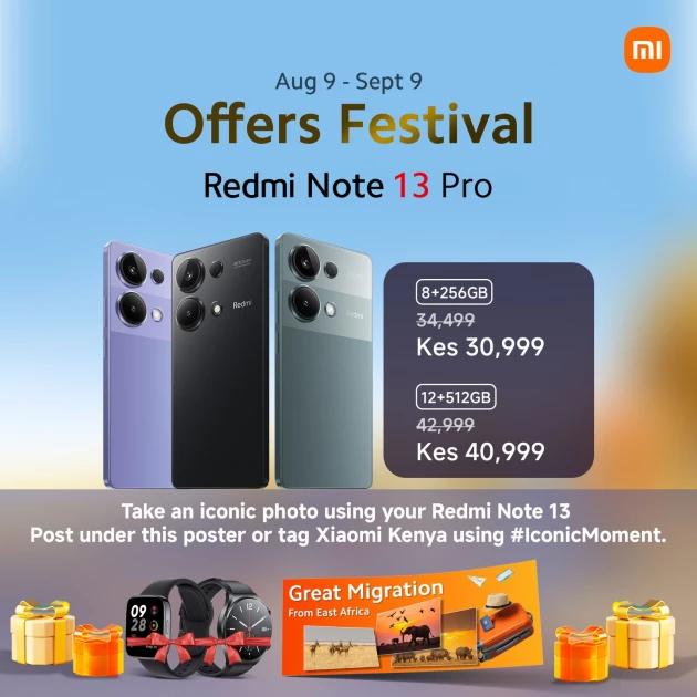 Xiaomi Kenya announces Redmi Note 13 Series Offers Festival 2024