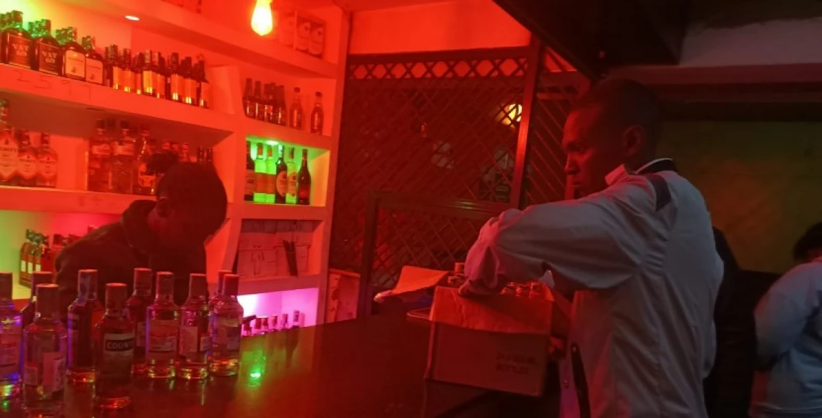 Woman arrested at Kangemi club in NACADA crackdown Woman arrested at Kangemi club in NACADA crackdown