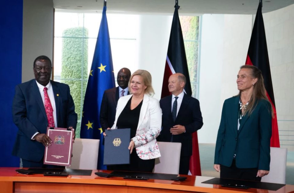 Kenya, Germany sign labour mobility deal Kenya, Germany sign labour mobility deal