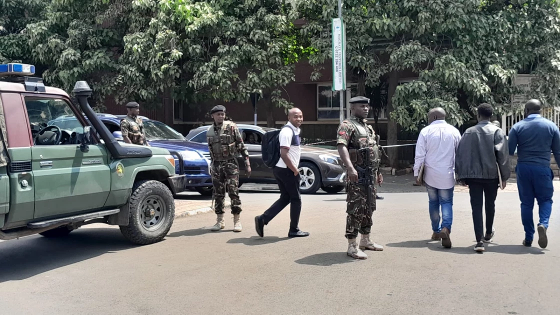 Heavy police deployment in Nairobi CBD ahead of Gachagua impeachment tabling Heavy police deployment in Nairobi CBD ahead of Gachagua impeachment tabling