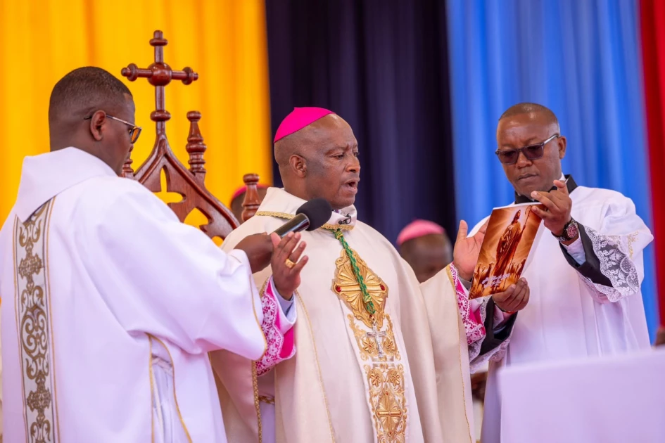 Rev. Wallace Ng’ang’a Gachihi installed as Bishop of Kenya's Military Ordinariate Rev. Wallace Ng’ang’a Gachihi installed as Bishop of Kenya's Military Ordinariate