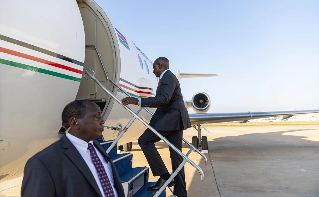 Ruto flies to Uganda for African Union Summit