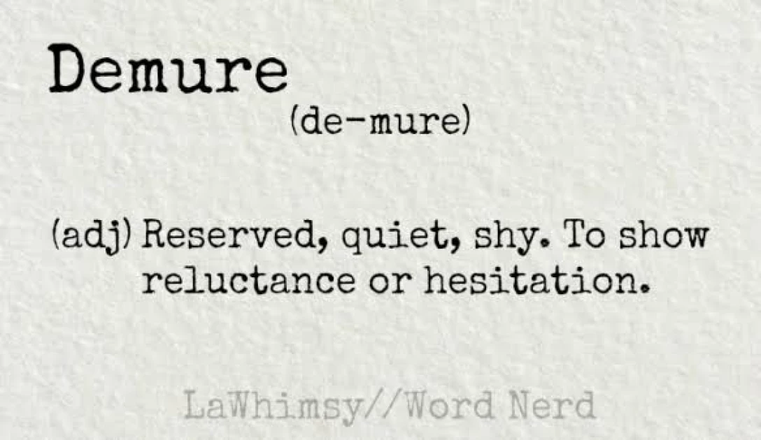Dictionary.com names ‘Demure’ as its 2024 word of the year Dictionary.com names ‘Demure’ as its 2024 word of the year