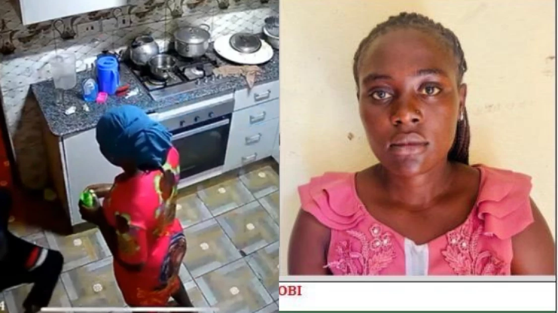 Ugandan nanny behind daring Eastleigh robbery captured on CCTV arrested Ugandan nanny behind daring Eastleigh robbery captured on CCTV arrested