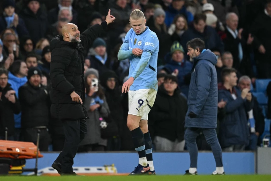 Haaland on bench for Man City at Real Madrid Haaland on bench for Man City at Real Madrid
