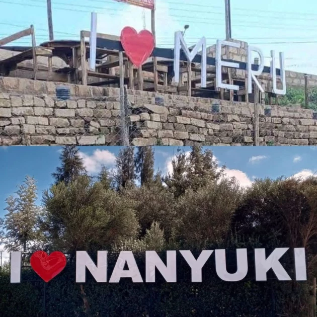 'I ❤️ Namanga': Popular signage turns ugly after being poorly duplicated in almost all Kenyan towns