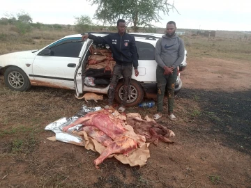 Two men busted ferrying donkey meat and skin in Kitui