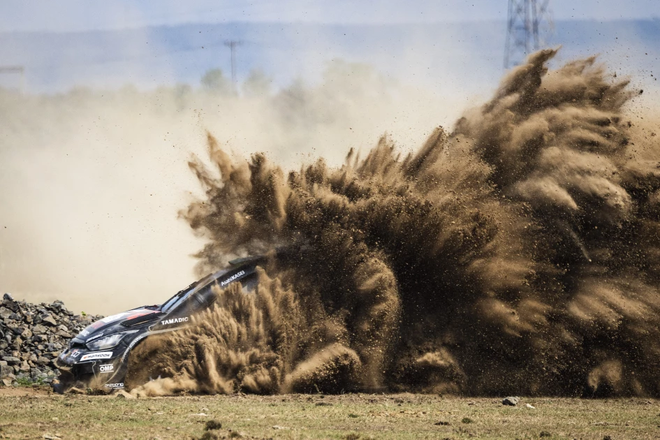 Elfyn Evans sets the pace on Safari Rally opening stage