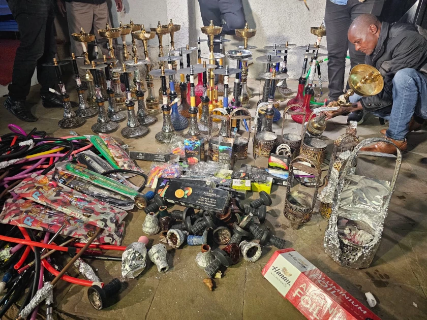 Three arrested as NACADA raids Alfakheer and Embassy Club in shisha crackdown