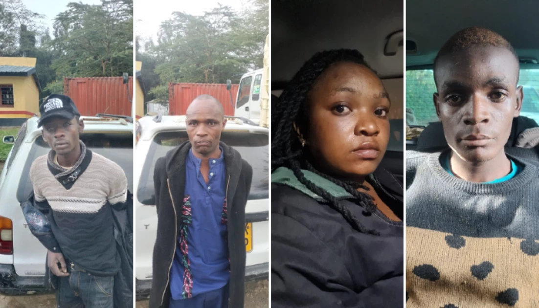 Four arrested in Machakos over robberies targeting hardware shops Four arrested in Machakos over robberies targeting hardware shops
