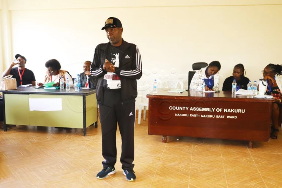 Isaac Mbote elected as the new Nakuru County Boxing Association boss