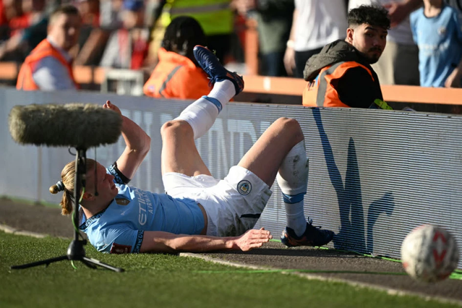 Haaland sidelined by injury in major Man City blow