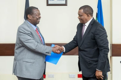 Mudavadi calls for order in gov't transition as he takes over from Justin Muturi
