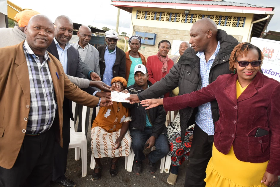 Jua Kali artisans laud Affordable Housing Program as they receive payment 