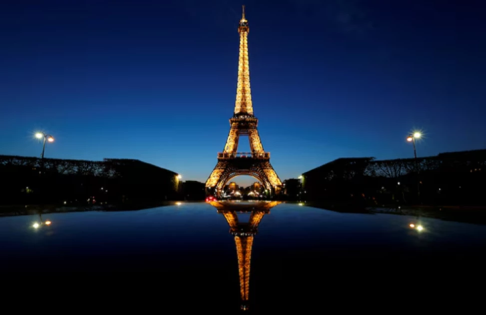 Eiffel Tower to go dark on Monday night after Pope Francis's death