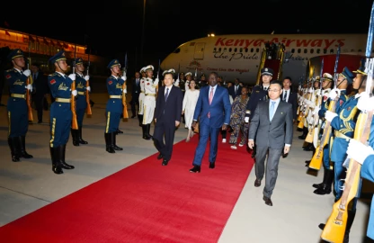 President Ruto arrives in China for 4-day State Visit