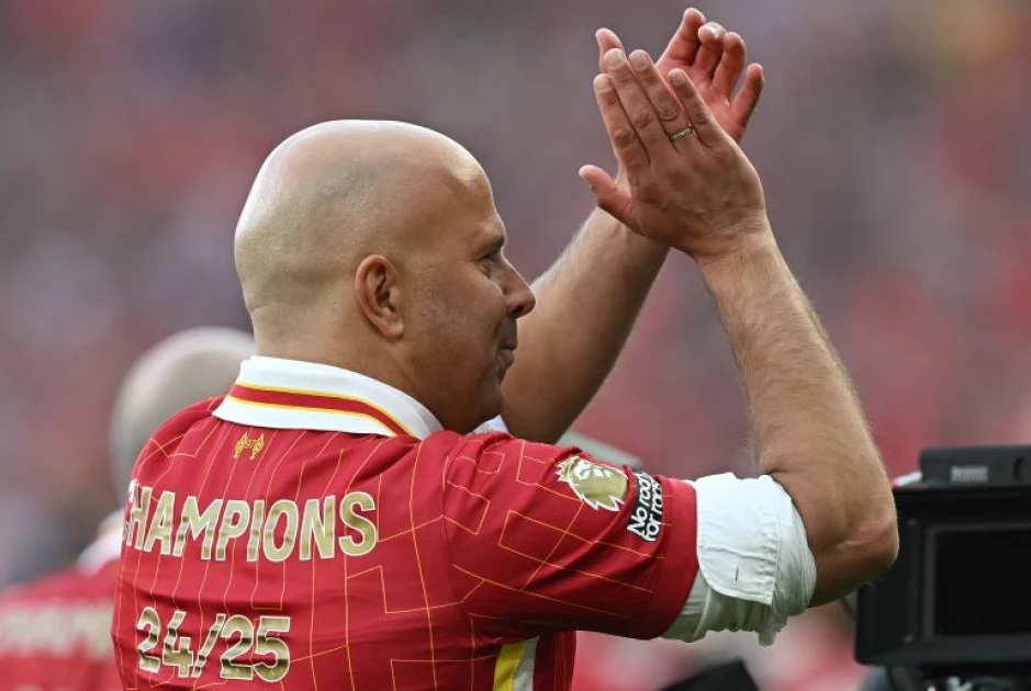 Slot 'incredibly proud' as Liverpool celebrate record-equalling title Slot 'incredibly proud' as Liverpool celebrate record-equalling title