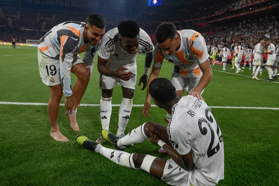 Real Madrid's Rudiger banned for six matches after Copa final red