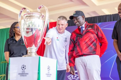 President Ruto backs Arsenal to overturn deficit against PSG 