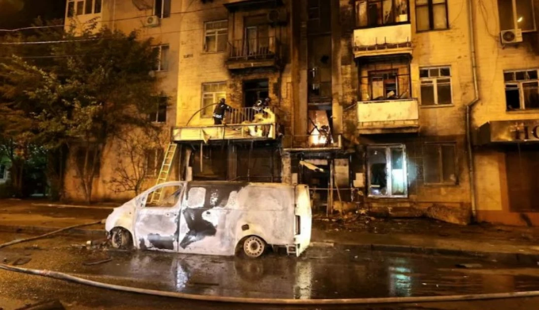 Russian drones hit apartment block in Ukraine's Kharkiv, 46 hurt