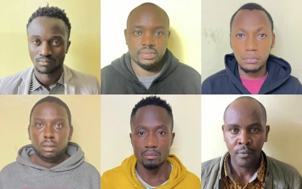 Six daring hackers arraigned after stealing over Ksh.3M from victims' bank accounts 