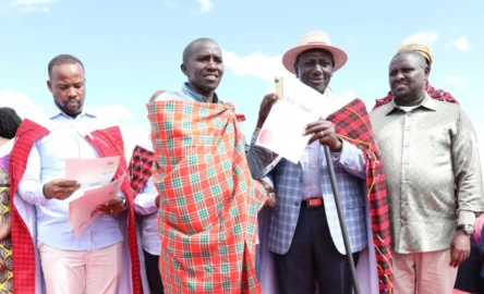 President Ruto issues over 9,000 title deeds in Narok County