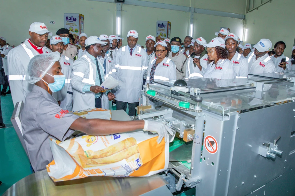 Waiguru hails Kirinyaga as an investment powerhouse as homegrown flour milling plant expands production